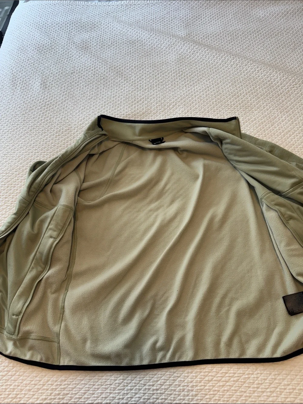 The North Face Men's Olive Green Performance Full-Zip Jacket